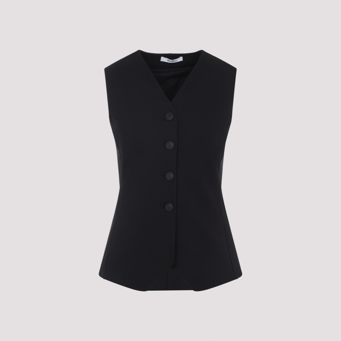 Max Mara Fornovo Black Viscose Gilet