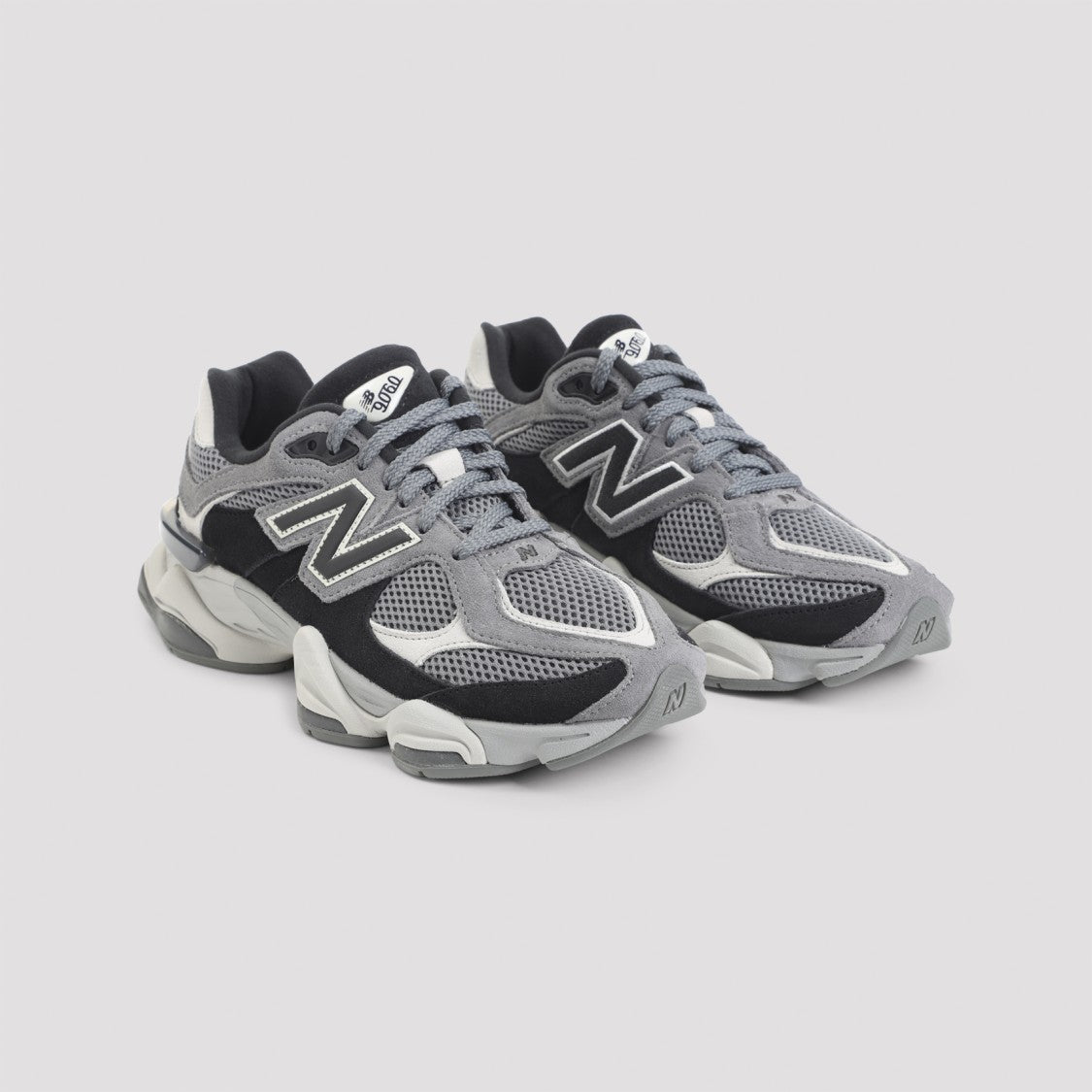 New Balance Layered Design Sneakers With Chunky Sole And Iconic Logo