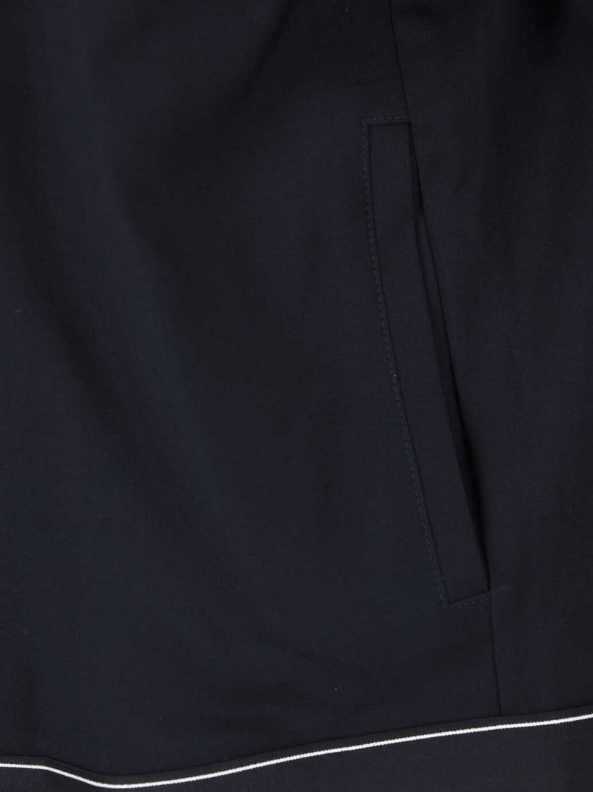 Casablanca Black Virgin Wool Zip Shirt Jacket