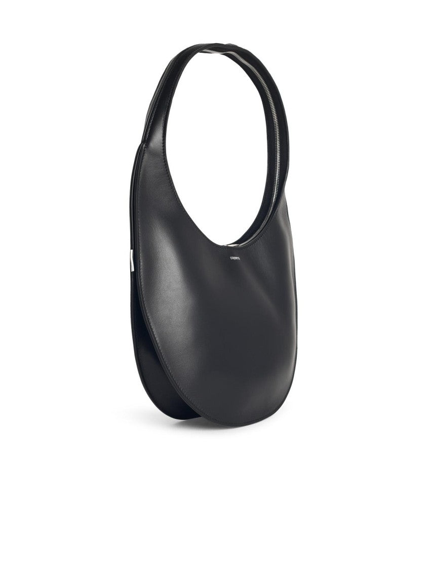 Coperni Medium Soft 'Swipe' Black Leather Bag