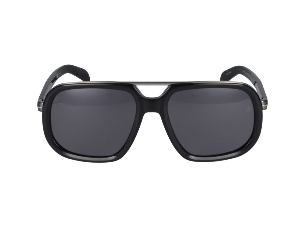 David Beckham Sunglasses Db 7101/S Ans Black Dark Ruthenium 57/18/145