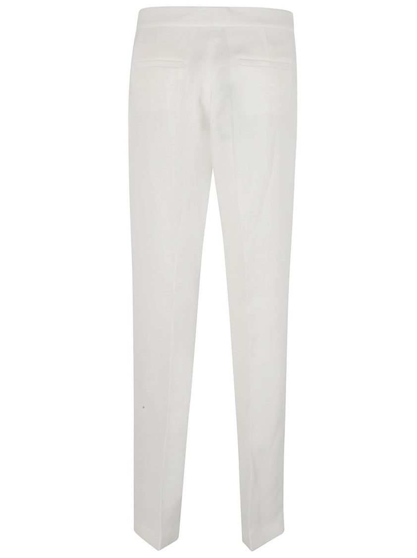 Fabiana Filippi Tailored White Trousers With Streamlined Design