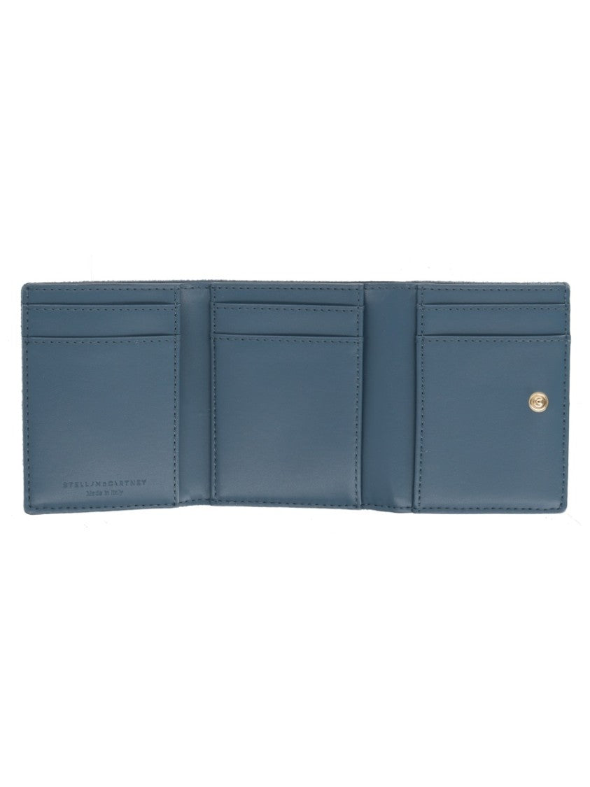 Stella Mccartney Falabella Suede Like Chain Wallet