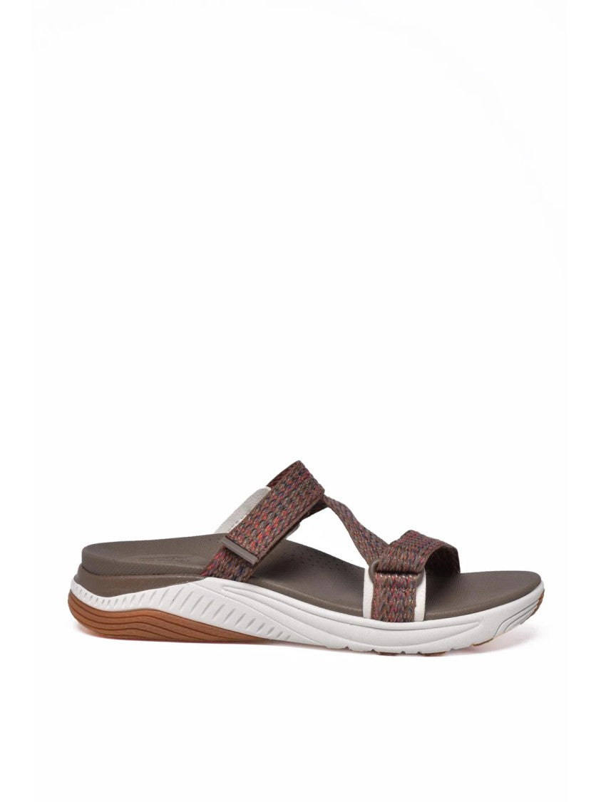 Dansko Rosette Beige Webbing Rubber Footbed Sandals