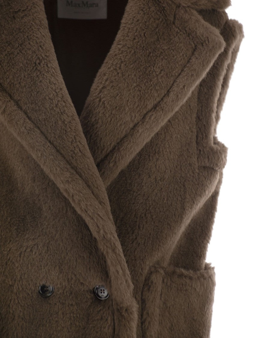 Max Mara Bormida1234 - Alpaca And Wool Teddy Waistcoat