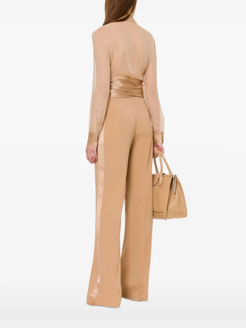 Alberta Ferretti Straight-Leg Tailored Minimalist Design Pants