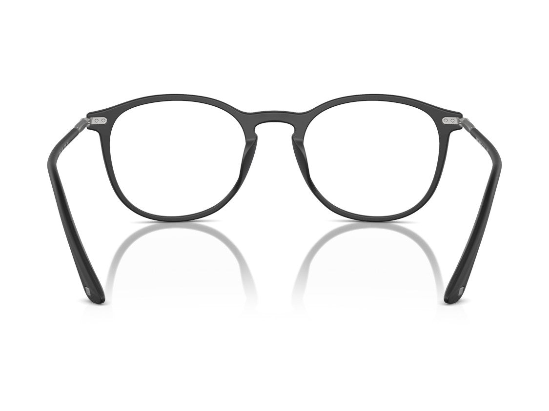 Giorgio Armani Black 0Ar7125 Acetate Classic Round Eyeglasses