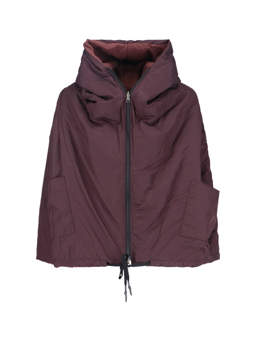 Kimono Rain Reversible Waterproof Jacket – Bordeaux And Purple