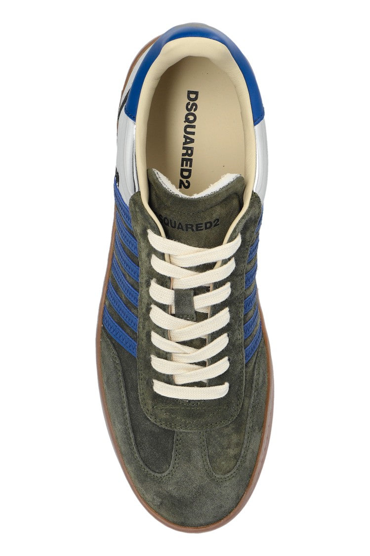 Dsquared2 Boxer Sneakers With Suede