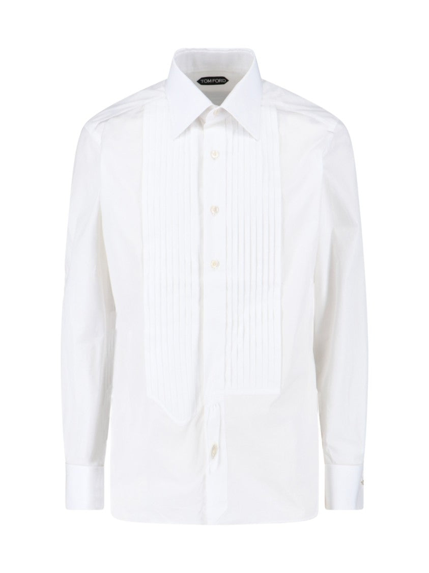 Tom Ford White Cocktail Classic Cotton Shirt