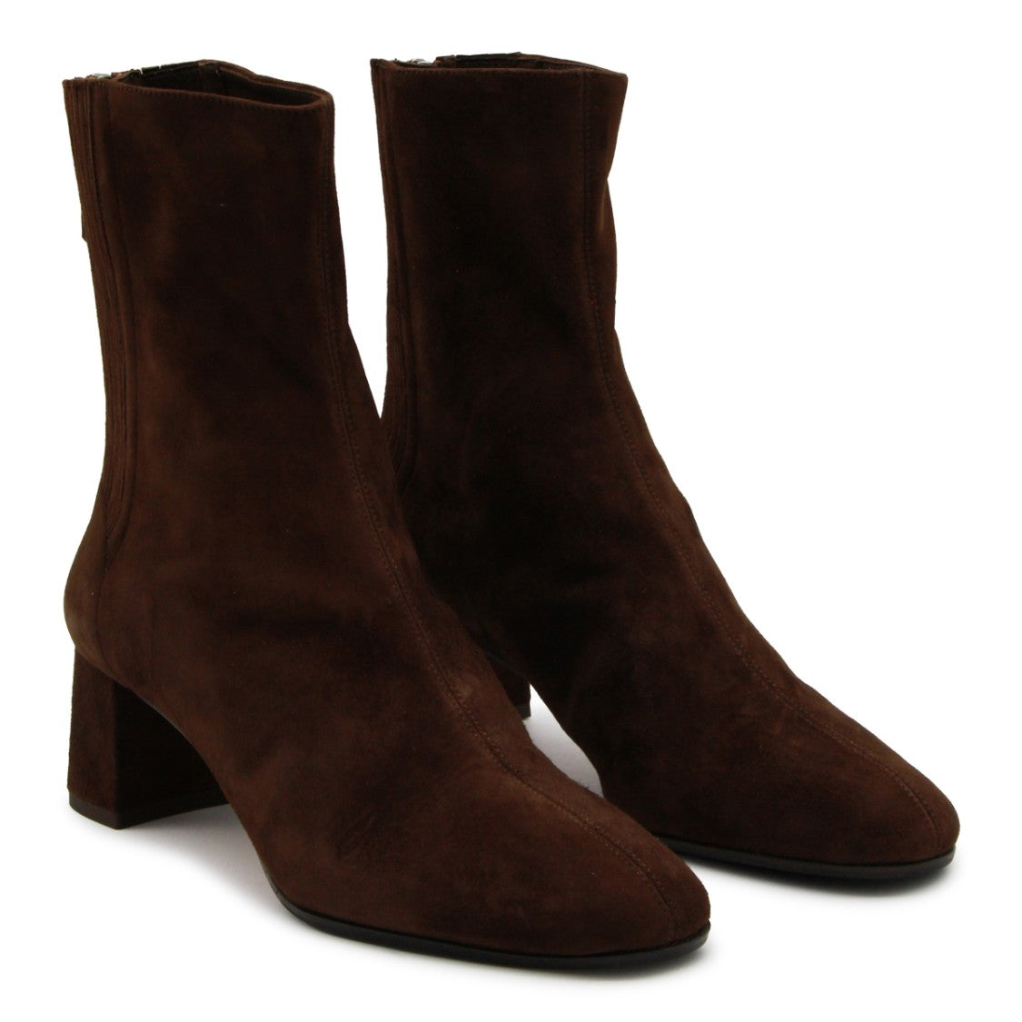 Aquazzura Brown Leather Saint Honorè Boots