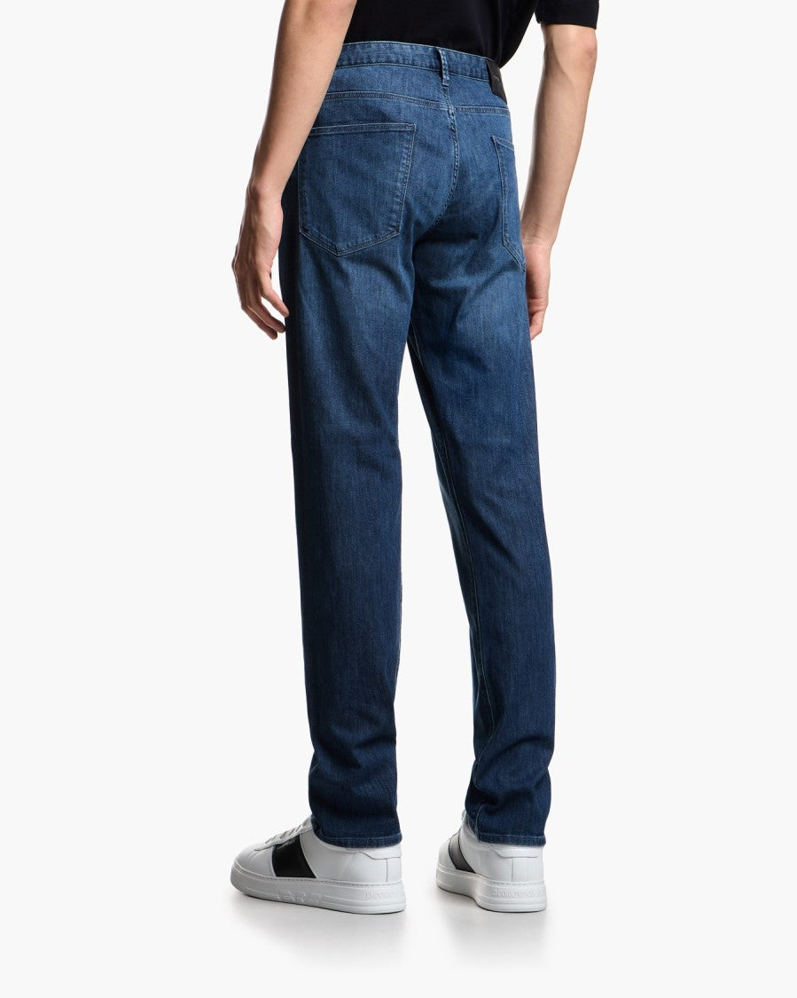 Emporio Armani Low Waist 5 Pocket Denim Jeans