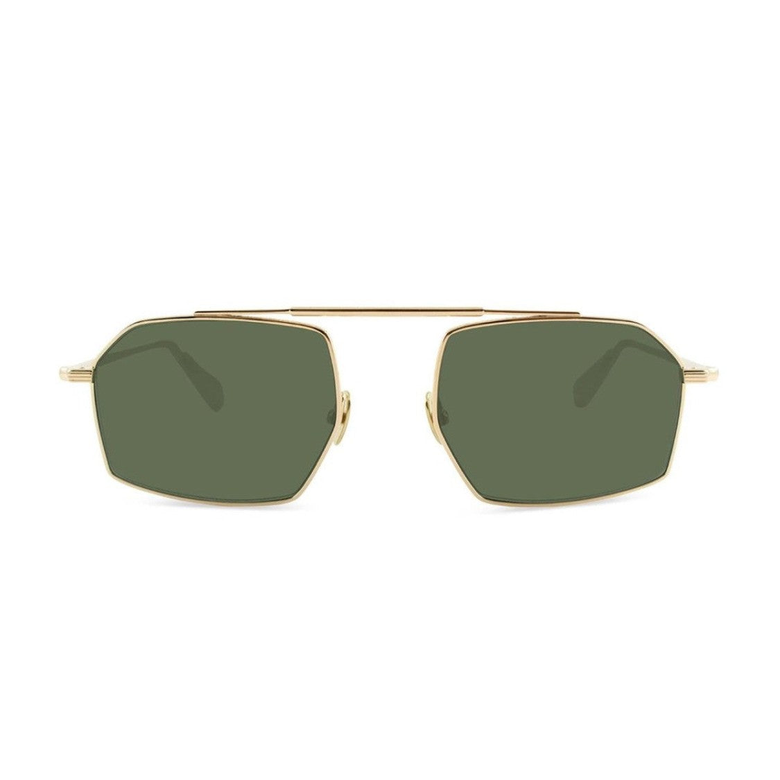 Ahlem Gold Royale Metal Geometric Sunglasses