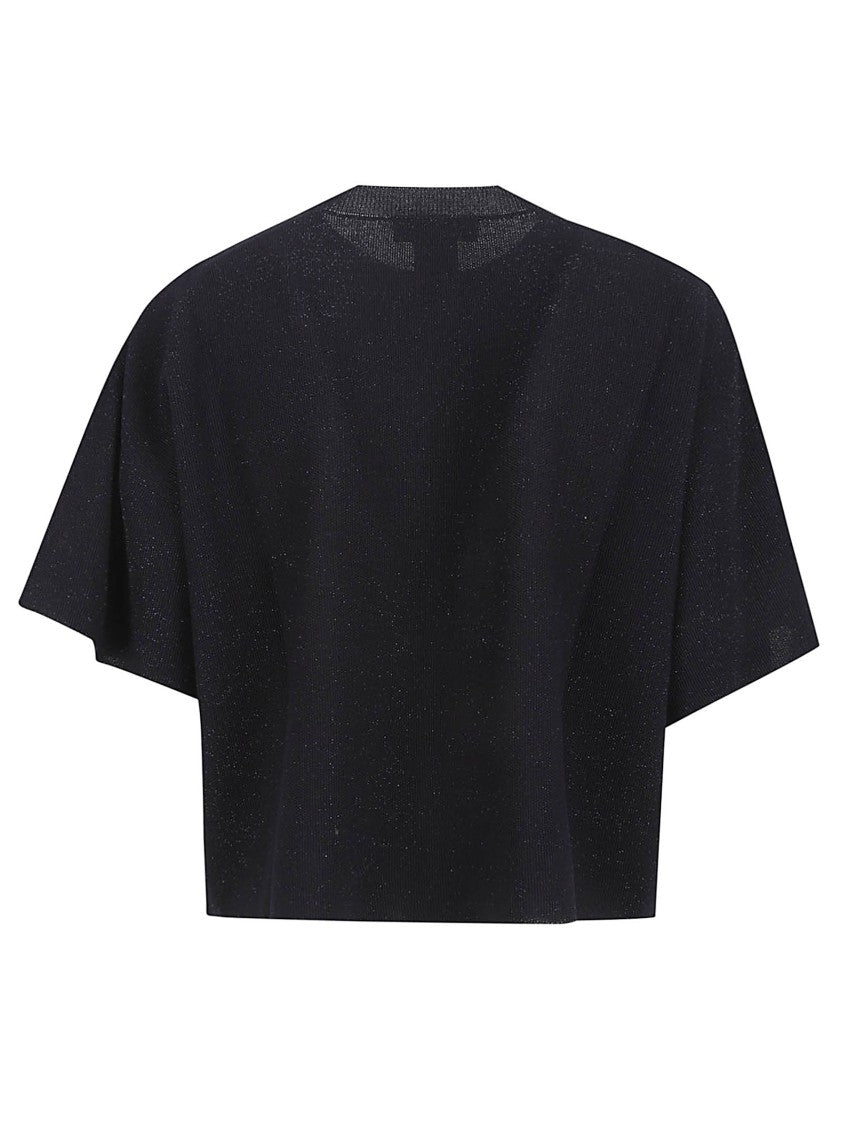 Fabiana Filippi Short-Sleeve Knit Top