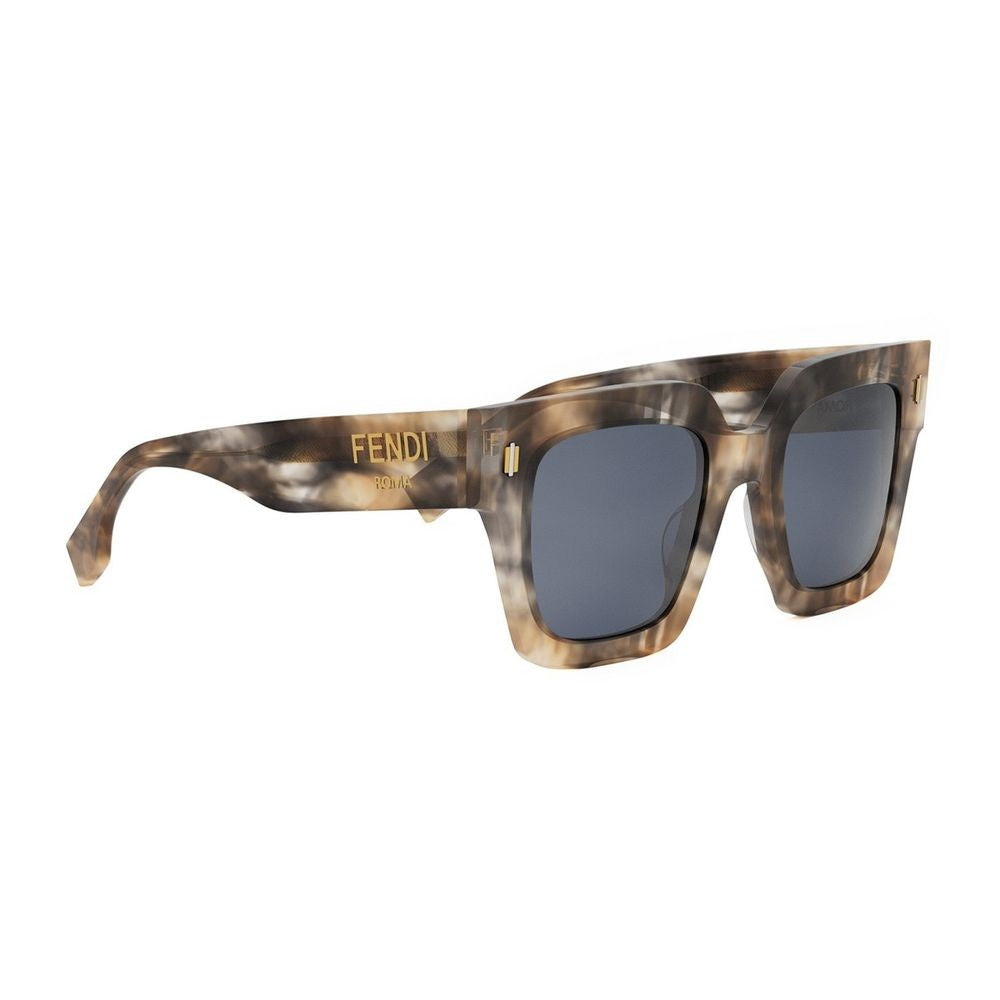Fendi Rome Oversized Square Acetate Sunglasses