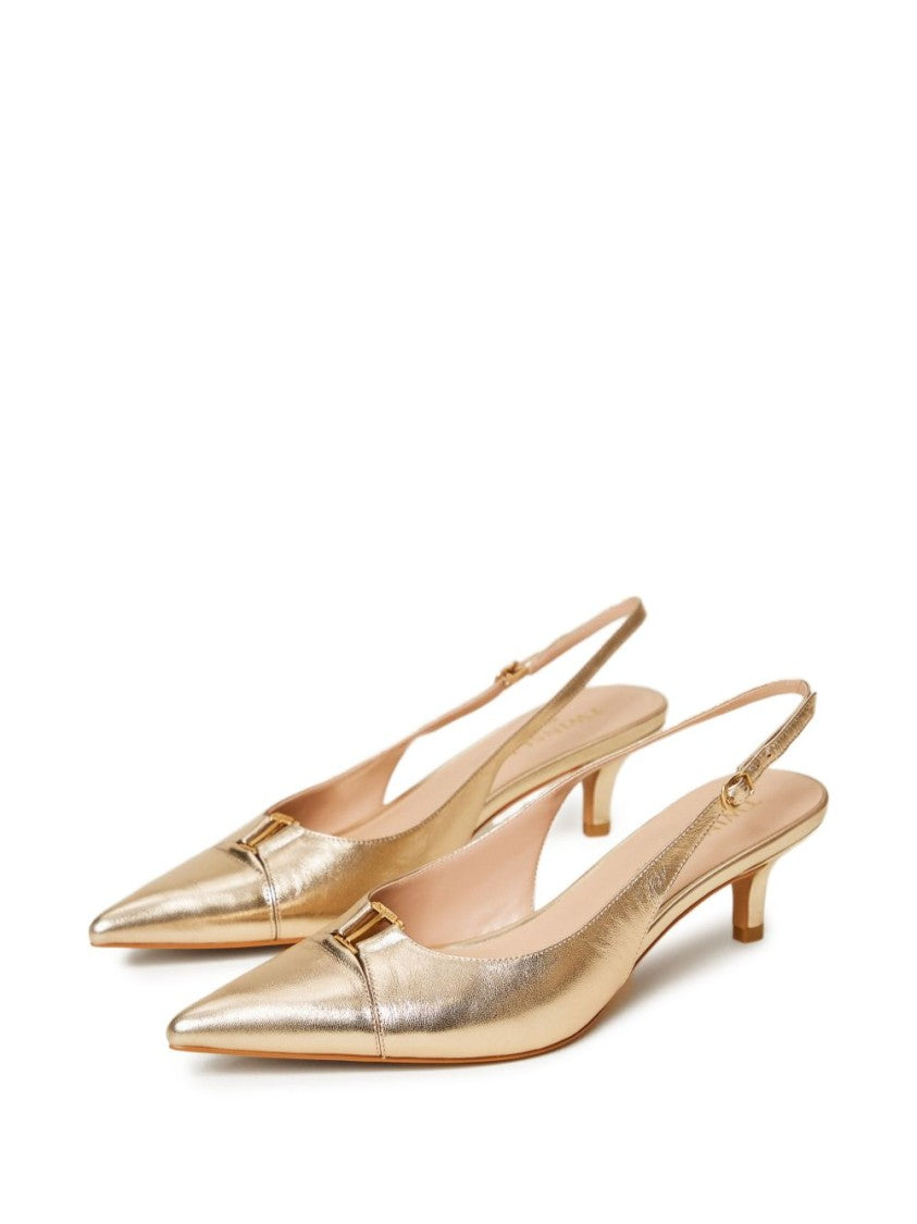 Twin-Set Slingback Pumps With Pointed Toe
