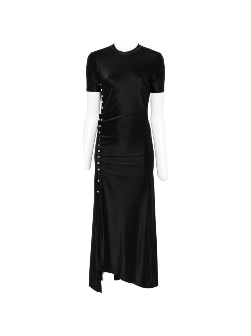 Rabanne Fitted Midi Dress With Hem