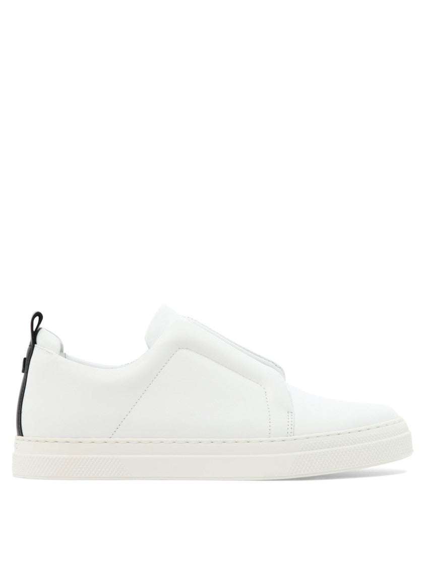 Pierre Hardy White Leather Sneakers