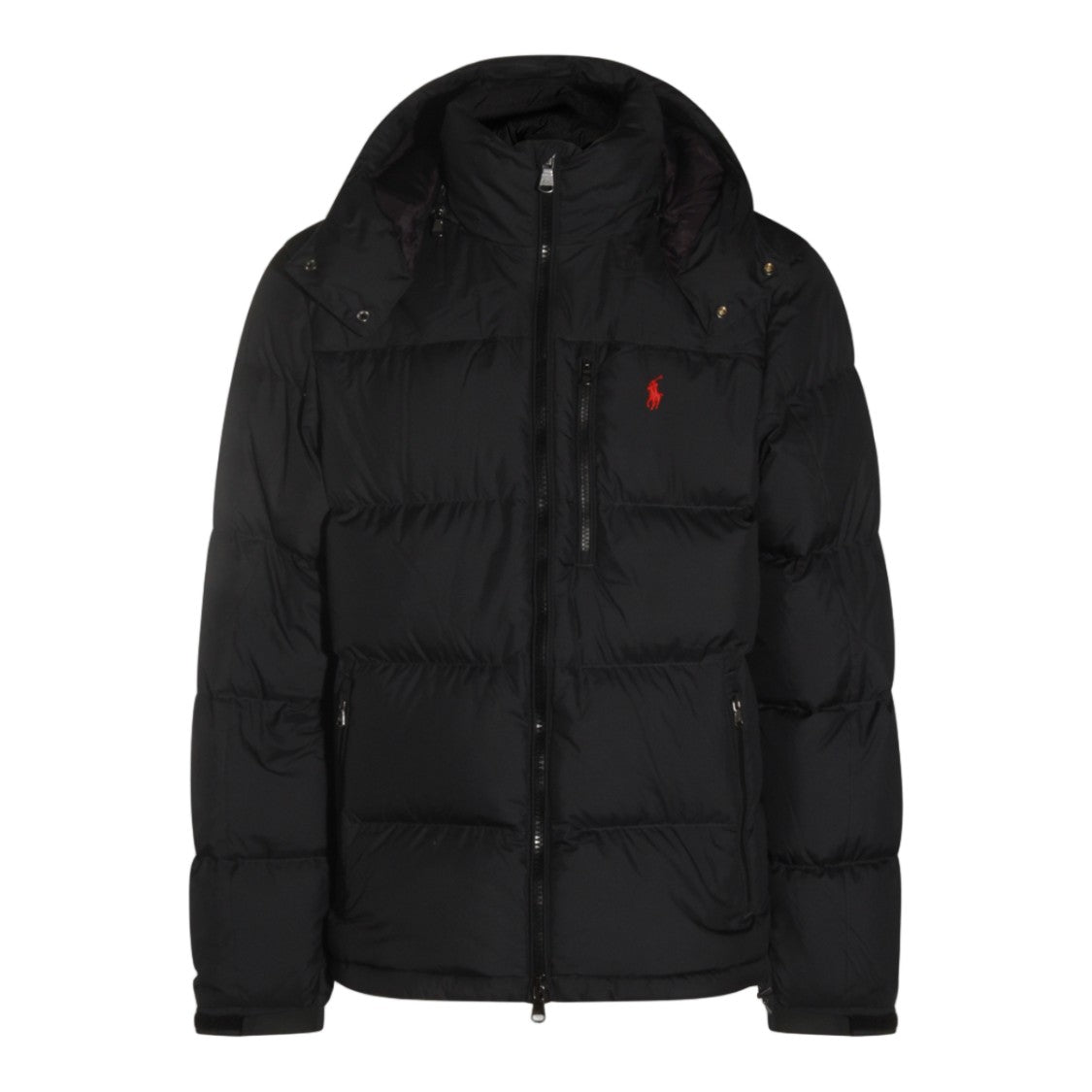Polo Ralph Lauren Black Quilted Hooded Puffer Jacket