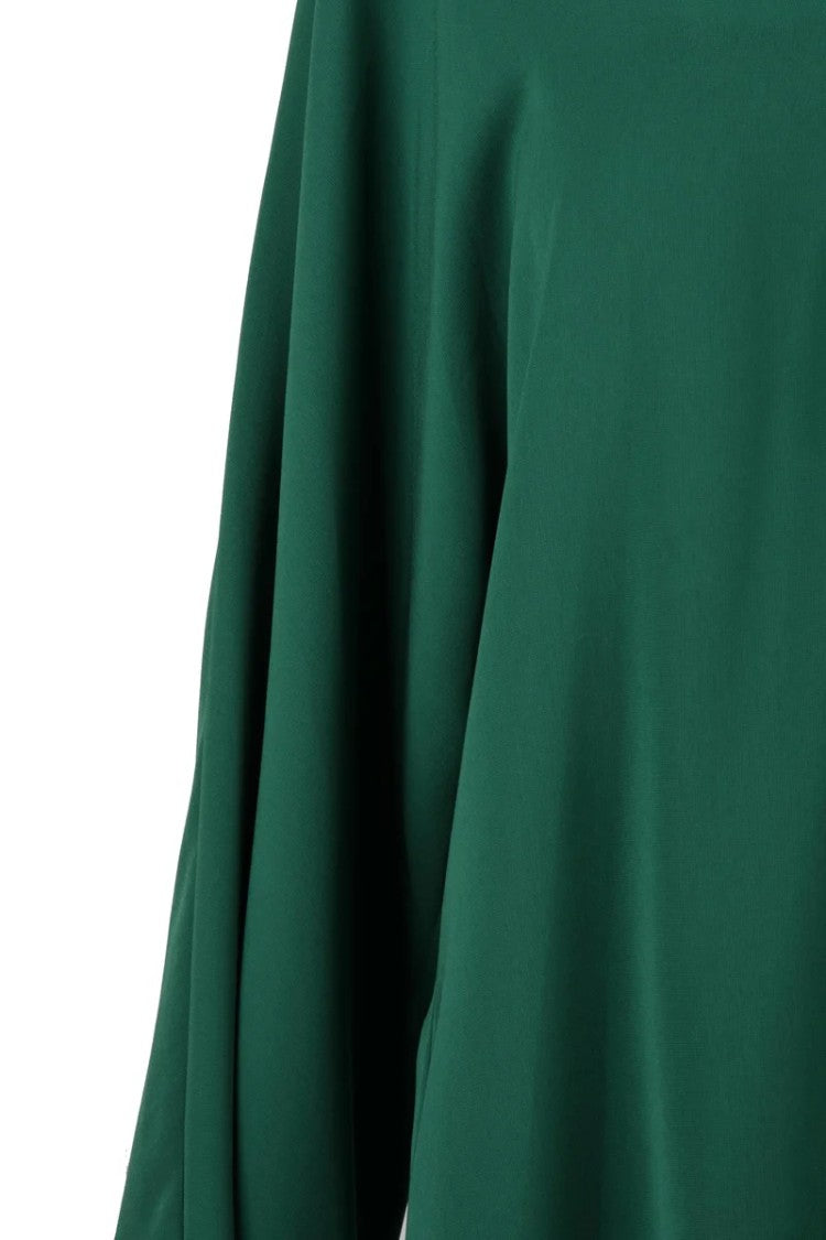 Max Mara Umile Triacetate Blouse - Bottle Green