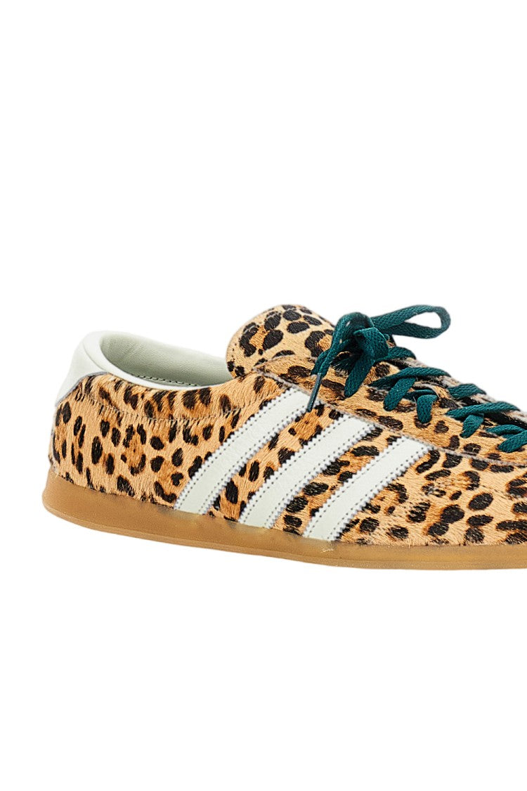 Adidas Originals Animal-Print Calf Hair Sneakers With Double Laces