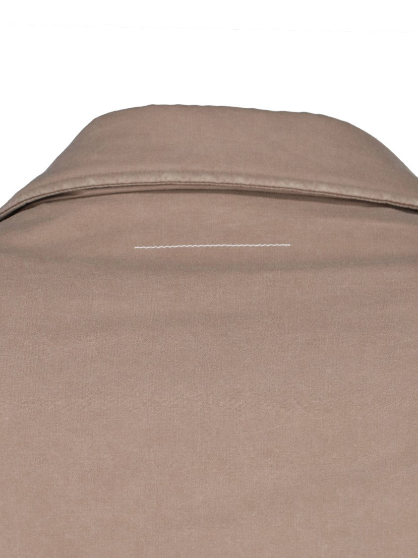 Mm6 By Maison Margiela Biker Jacket Beige