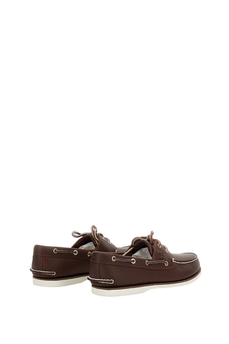 Timberland Brown 'Classic Boat' Leather Boat Shoes