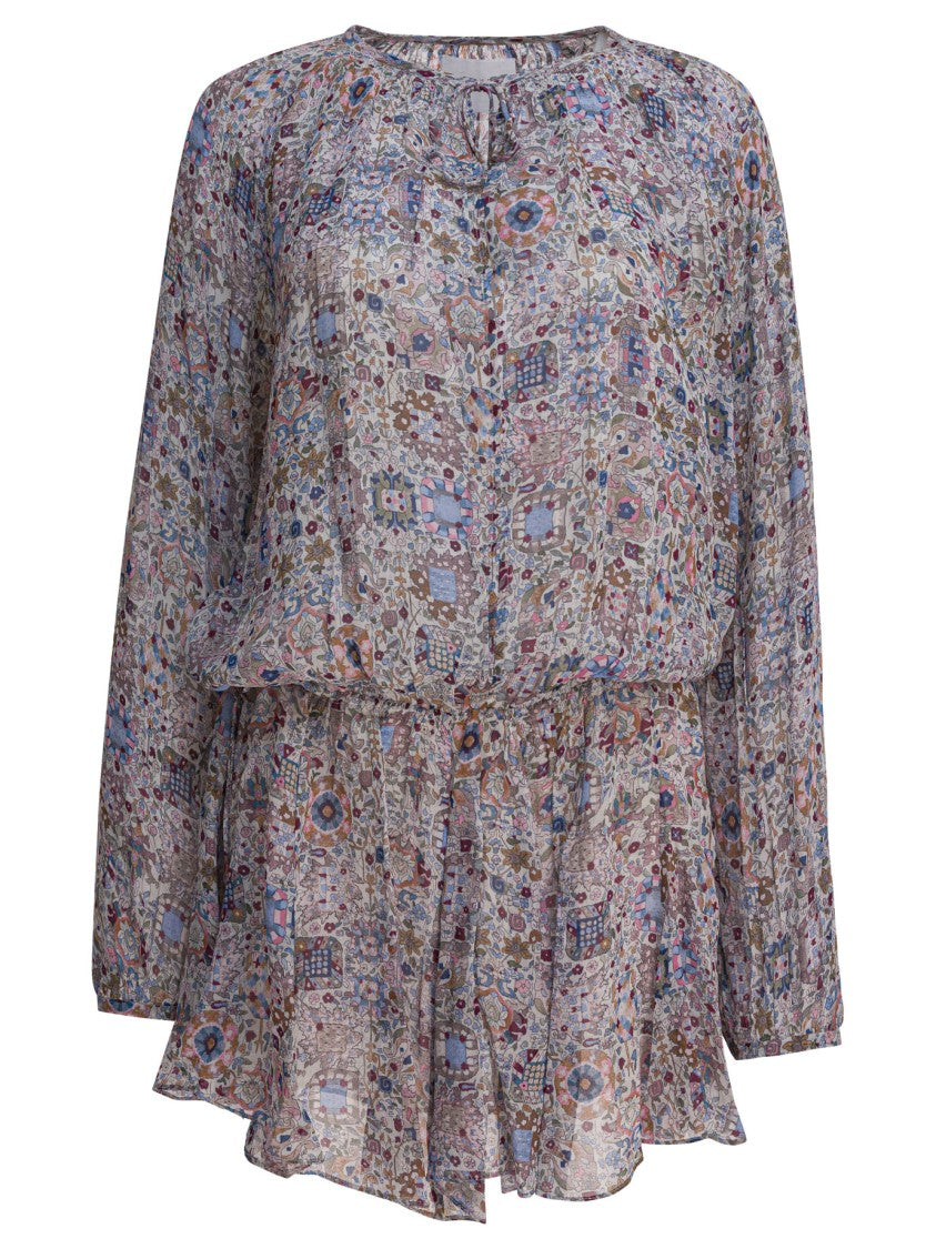 Isabel Marant Étoile Flowing Viscose Dress With Keyhole Neckline