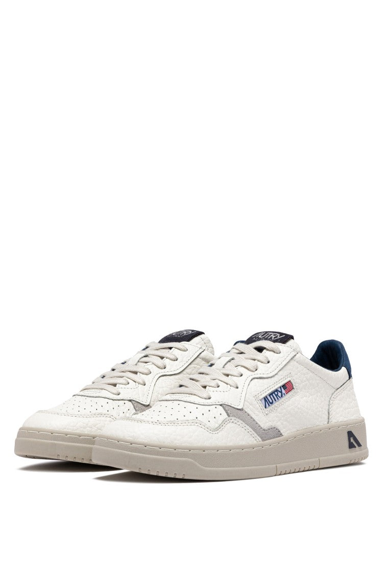 Autry White Medalist Elephant-Print Sneakers