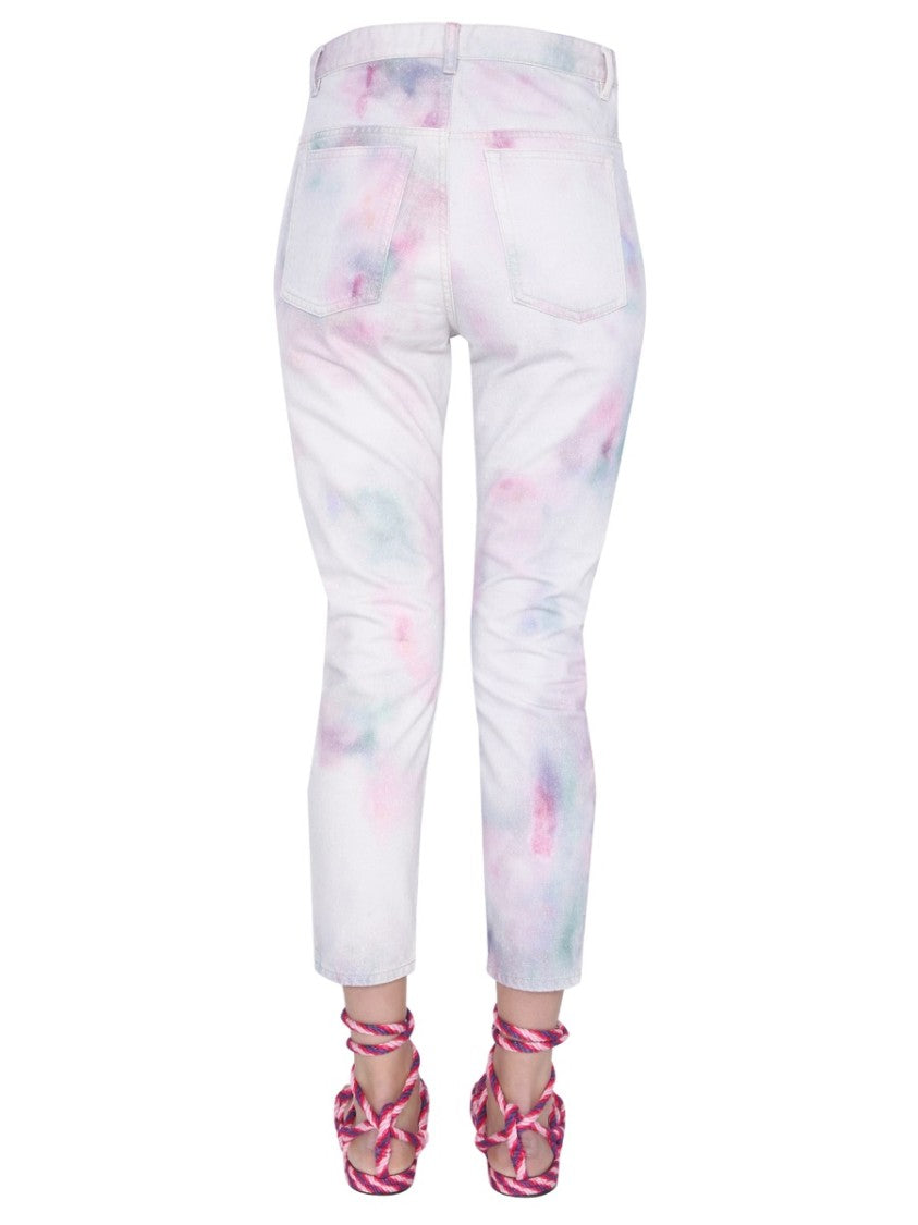 Isabel Marant Étoile "Wool" Printed Jeans