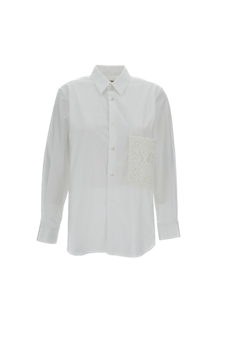 Comme Des Garçons White Classic Cotton Shirt