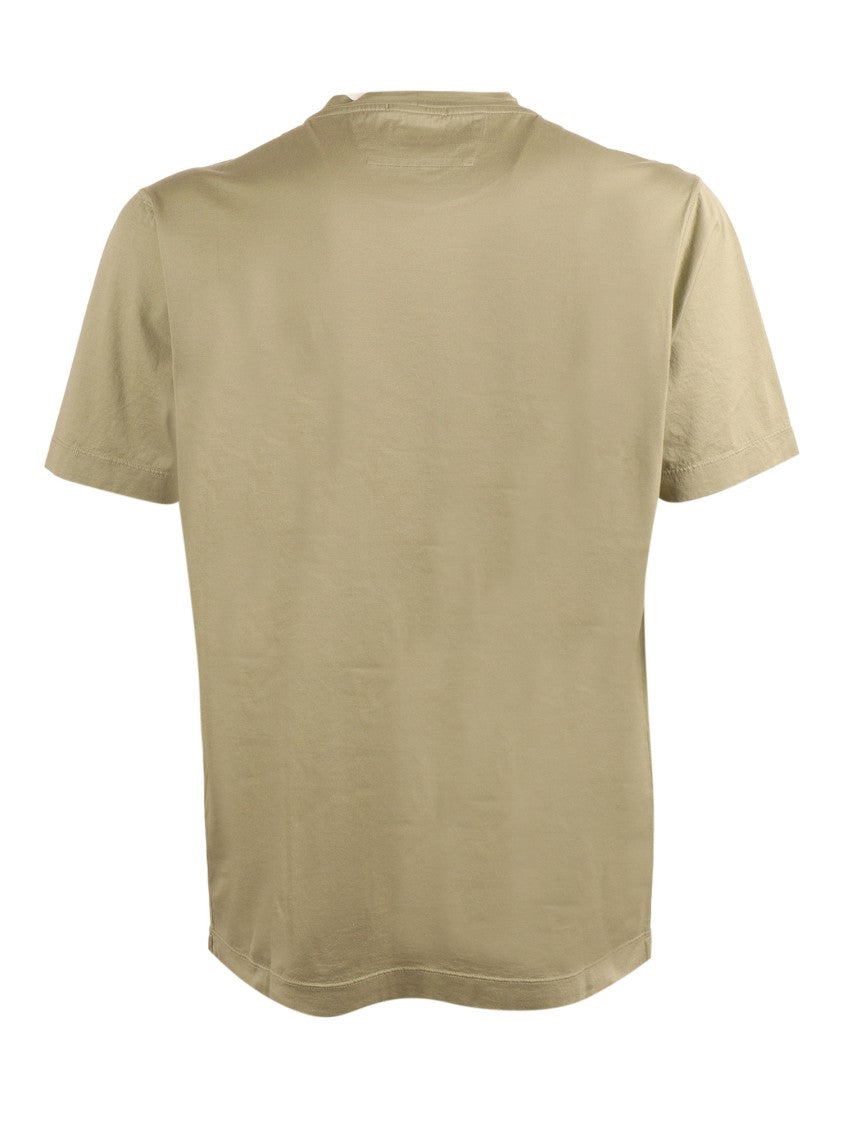 C.P. Company Minimalist Centered Logo Crew Neck T-Shirt