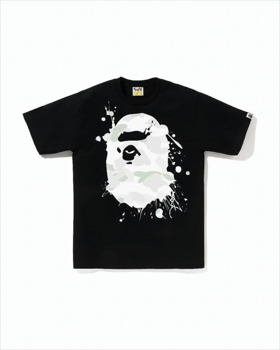 Bape Graphic Print Short-Sleeve T-Shirt With Ape Design