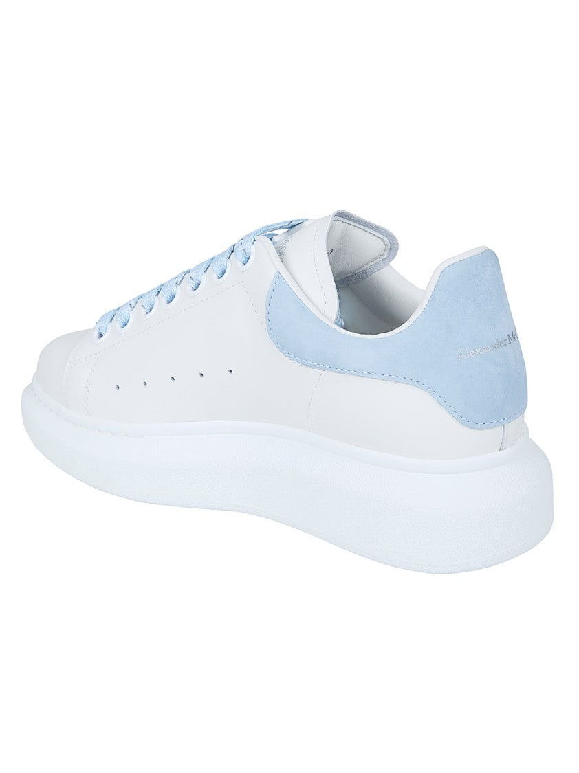 Alexander Mcqueen White Leather Oversized Sole Sneakers
