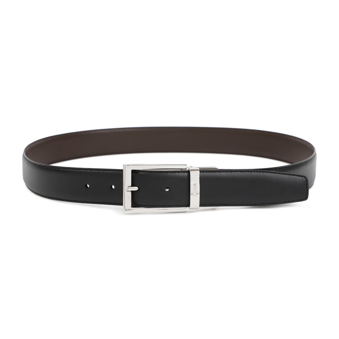 Zegna Black And Brown Reversible Belt