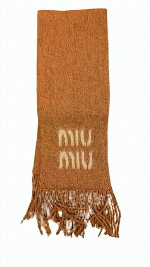 Miu Miu Textured Brown Mohair