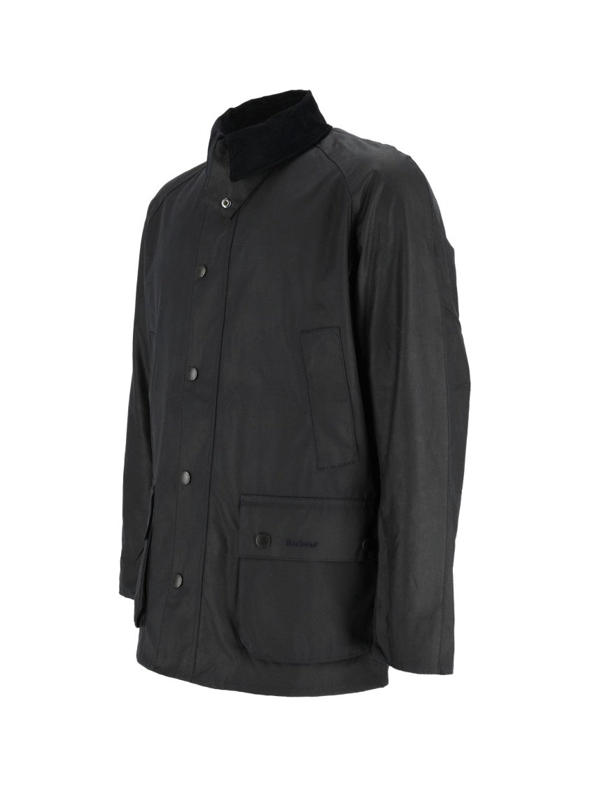 Barbour Waxed Cotton Ashby Jacket With Structured Silhouette