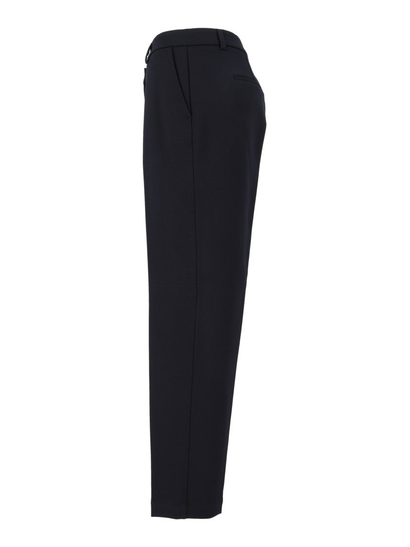 Peserico Tailored Mid-Rise Straight-Leg Formal Pants