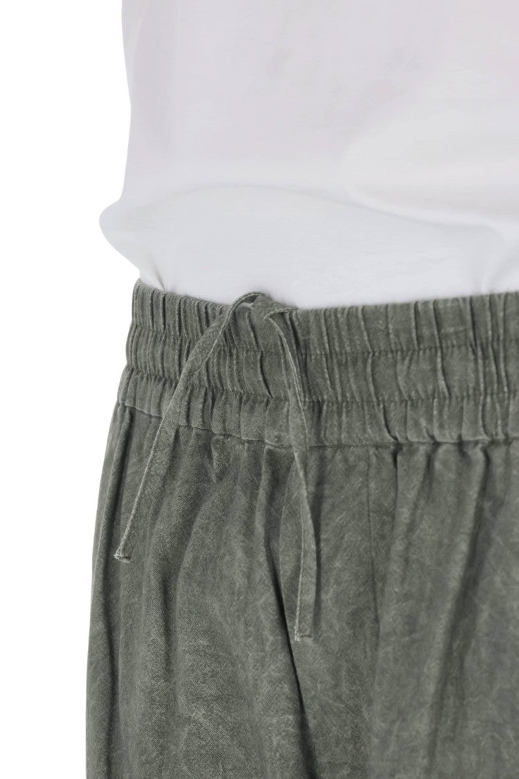Isabel Marant Zilan Embroidered Cotton Drawstring Shorts