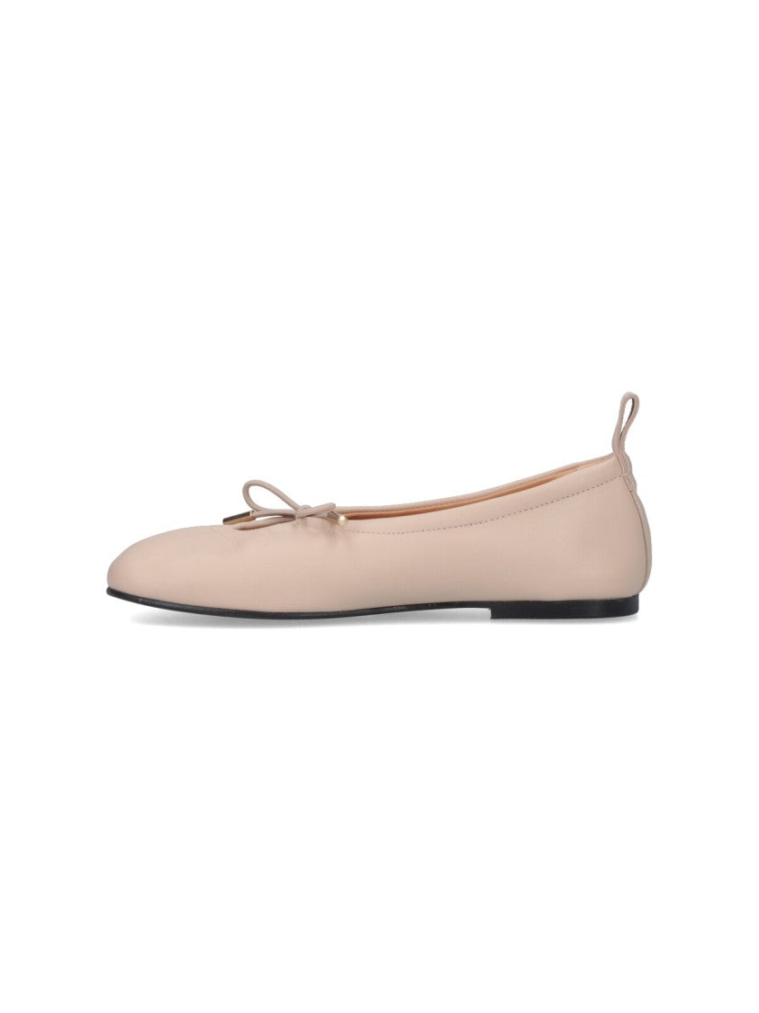 Alohas Pink Rosalind Goat Leather Flats
