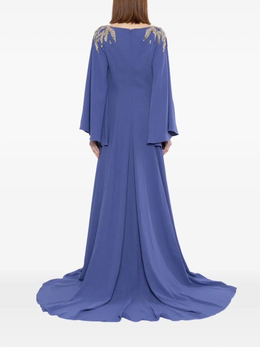 Saiid Kobeisy Embellished Crepe Kaftan