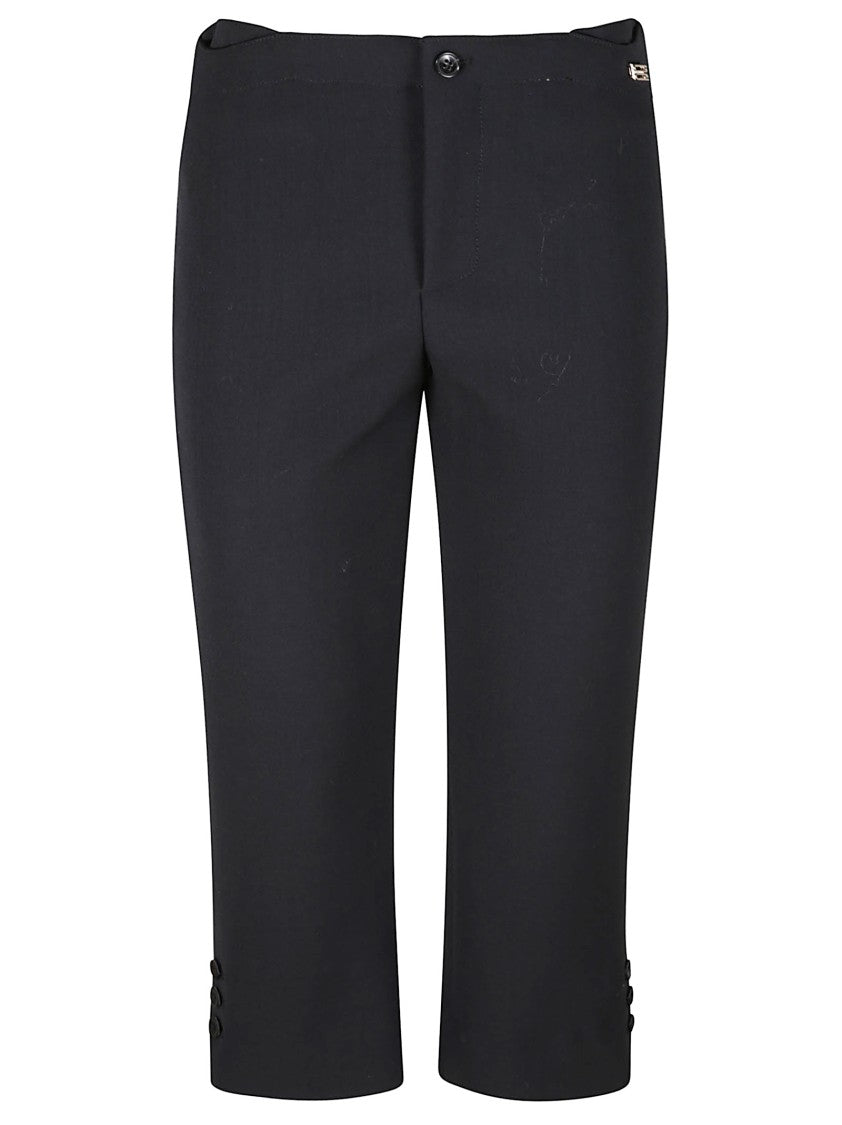 Victoria Beckham Tab Detail Cropped Trouser