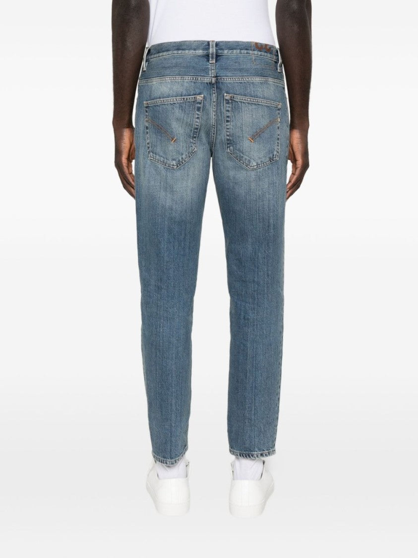 Dondup Tailored Fit Blue Jeans