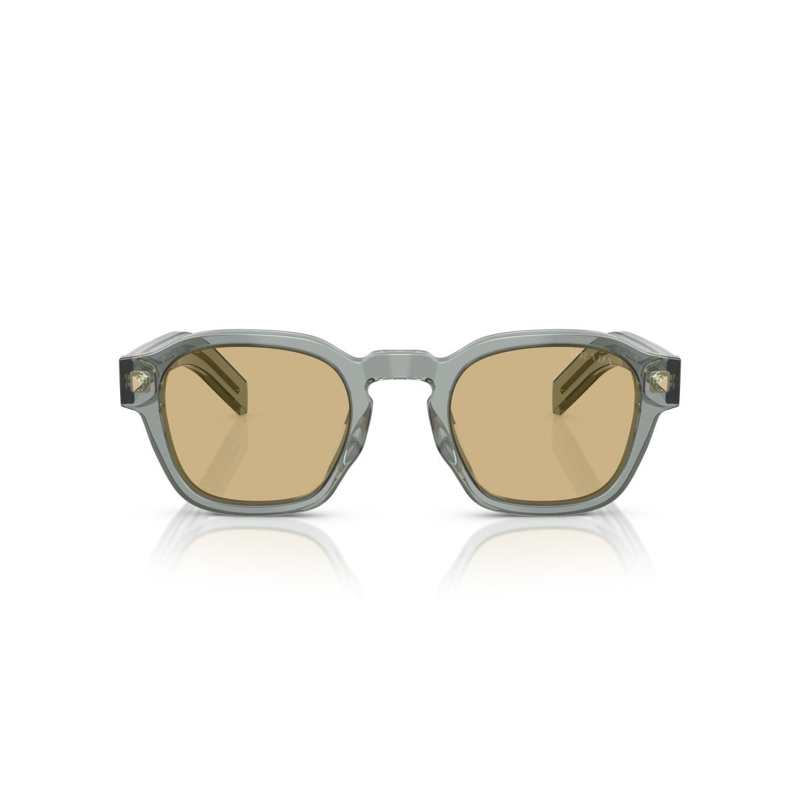 Prada 0Pr A16s Translucent Acetate Square Sunglasses
