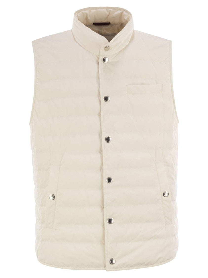 Brunello Cucinelli Lightweight Sleeveless Down Jacket