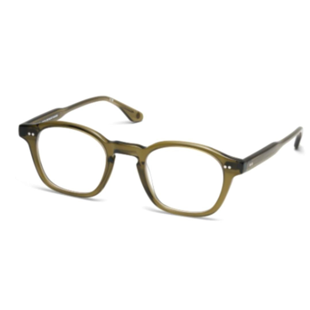 Peter And May Pm Palace Translucent Olive Green Rectangular Frame Eyeglasses