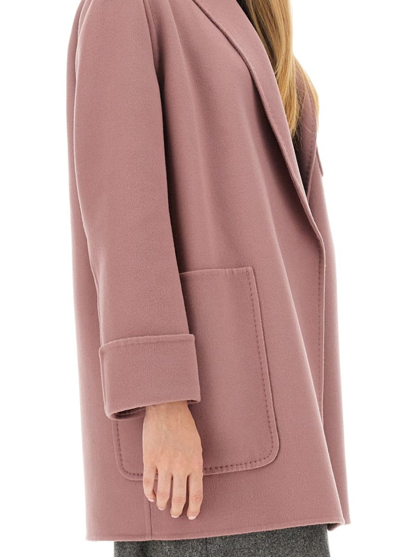 Max Mara Belted Cashmere-Virgin Wool Jacket With Tailored Silhouette