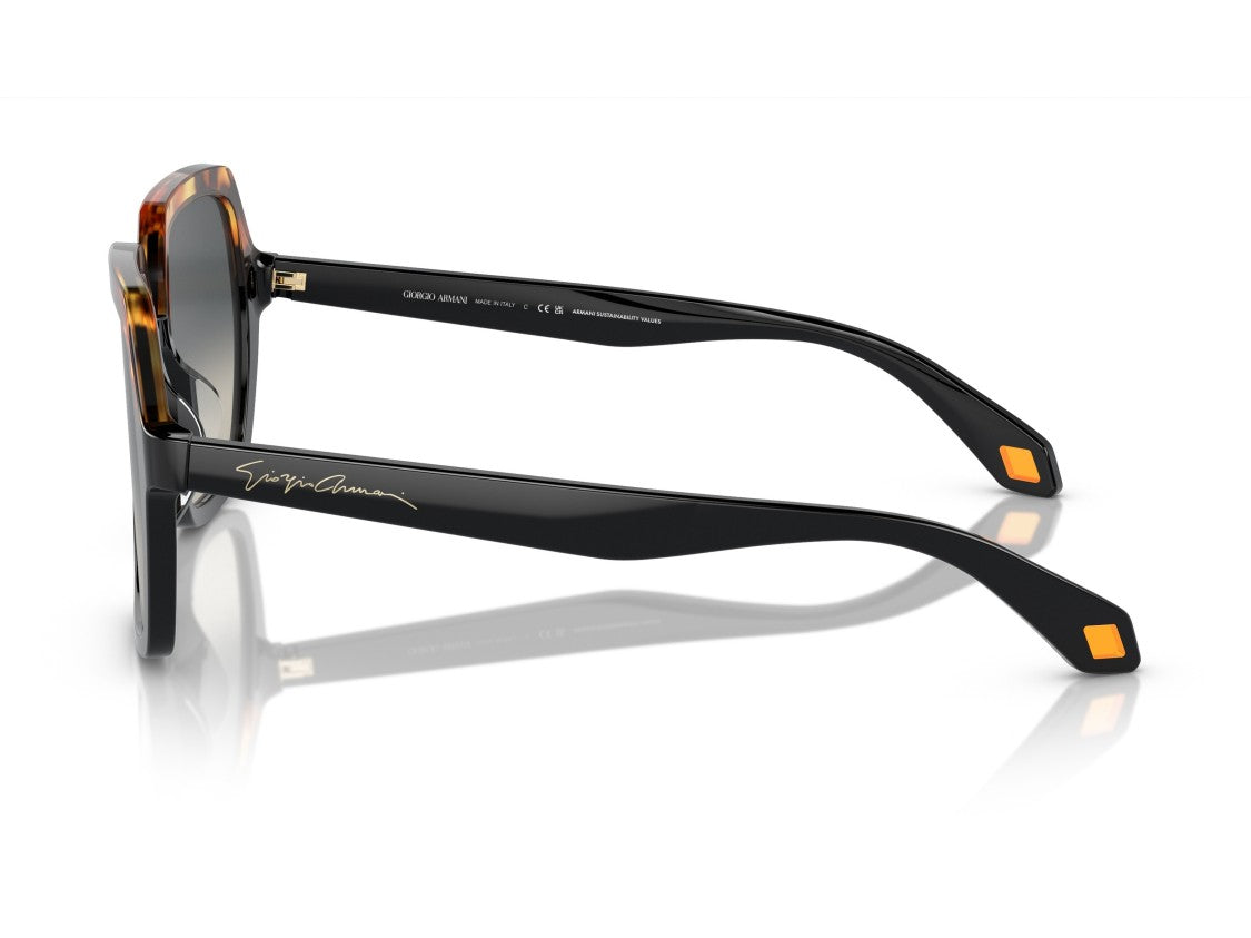 Giorgio Armani 0Ar8193u Gradient Oversized Square Sunglasses
