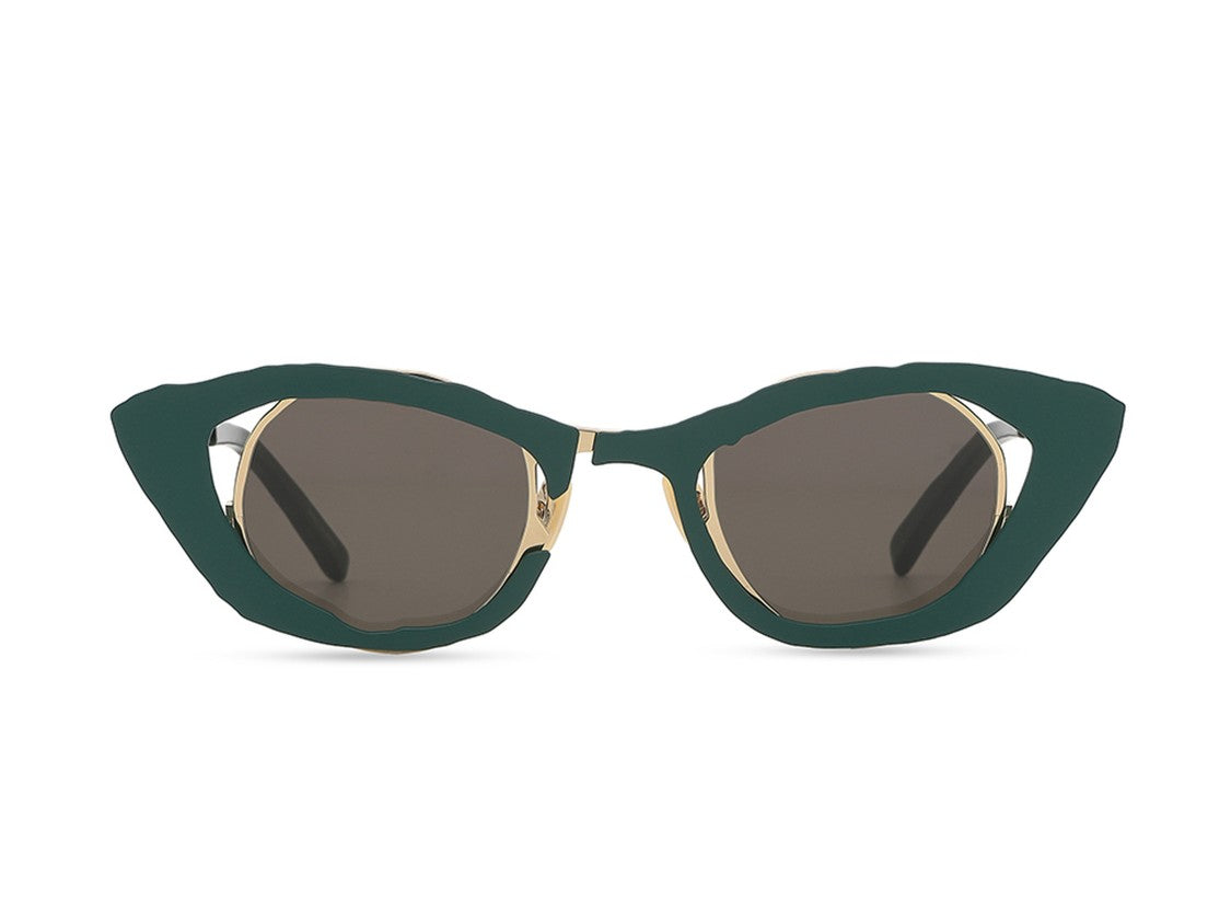 Masahiro Maruyama Mm-0099 Sun Geometric Cat-Eye Titanium Sunglasses