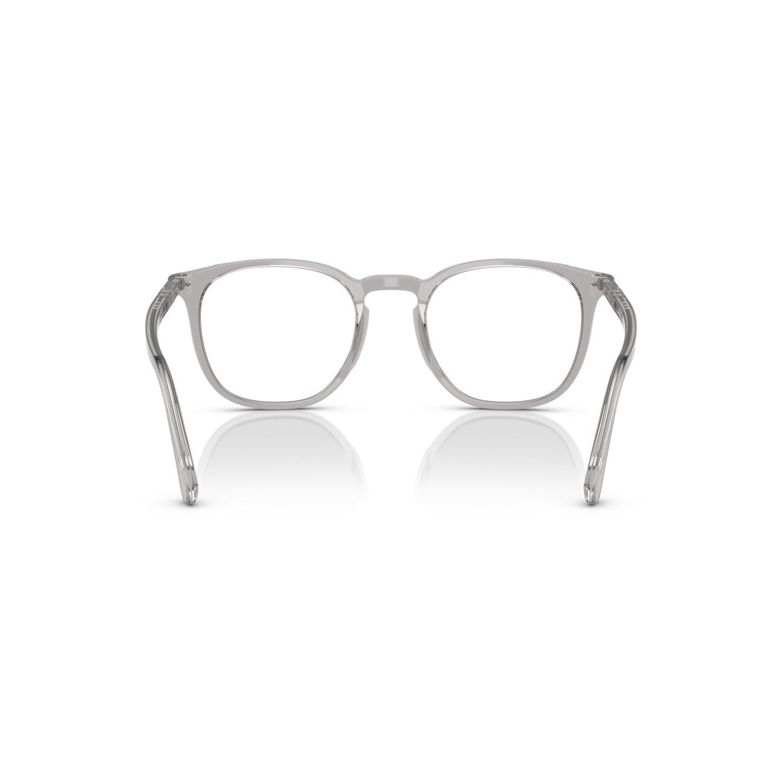 Persol 0Po3318v Translucent Grey Acetate Eyeglasses With Keyhole Bridge